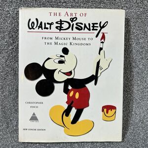 The Art of Walt Disney by Christopher Finch (1975 Hardcover) VGC